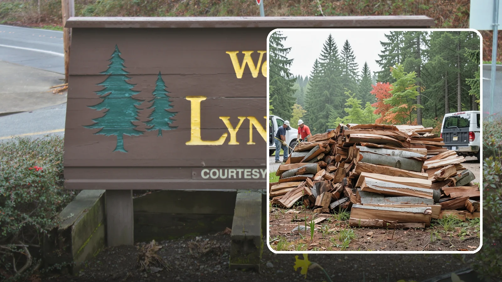 Bark Cleanup in Lynnwood, Snohomish County, WA - We collect and remove the loose bark that sheds off firewood and litters your storage and burning areas.