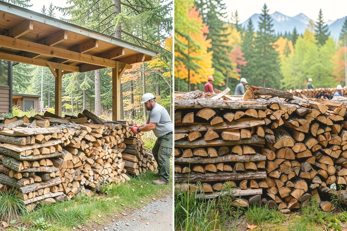 Bark Cleanup in Monroe, Snohomish County, WA - Inspect racks, sheds, and stacking zones for shed bark