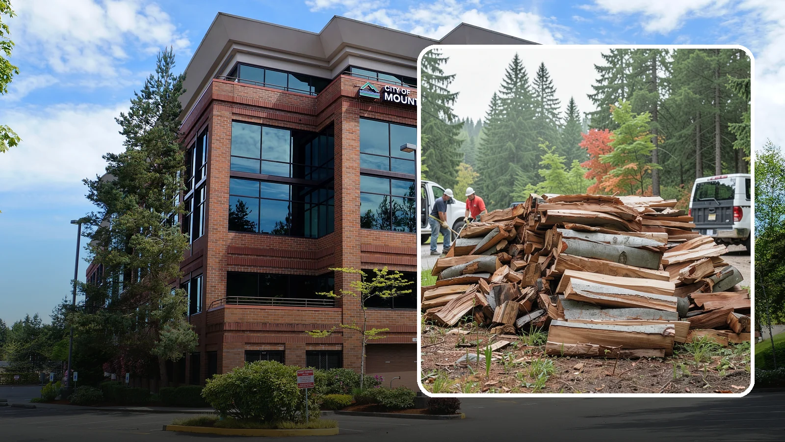Bark Cleanup in Mountlake Terrace, WA - We collect and remove the loose bark that sheds off firewood and litters your storage and burning areas.