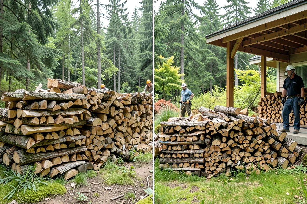 Bark Cleanup in Pacific, King County, WA - Inspect racks, sheds, and stacking zones for shed bark