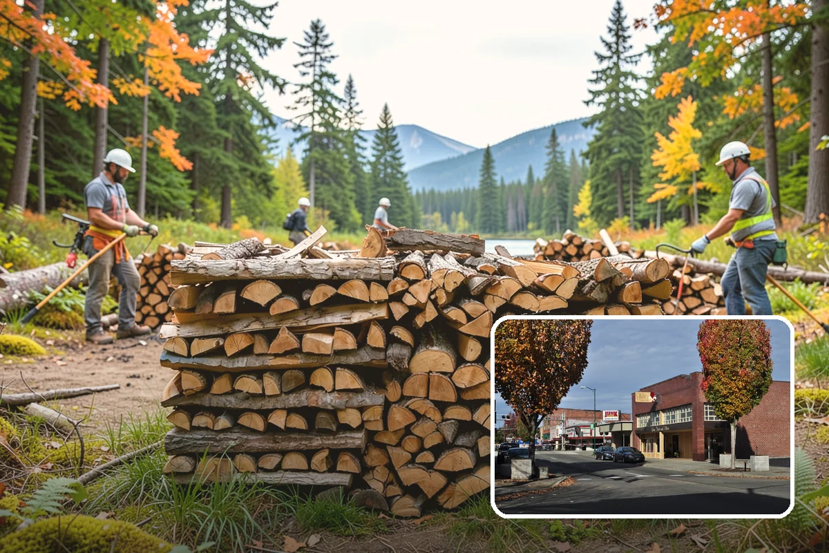 Bark Cleanup in Puyallup, Pierce County, WA - Stops bark stains from setting into decks and pavers