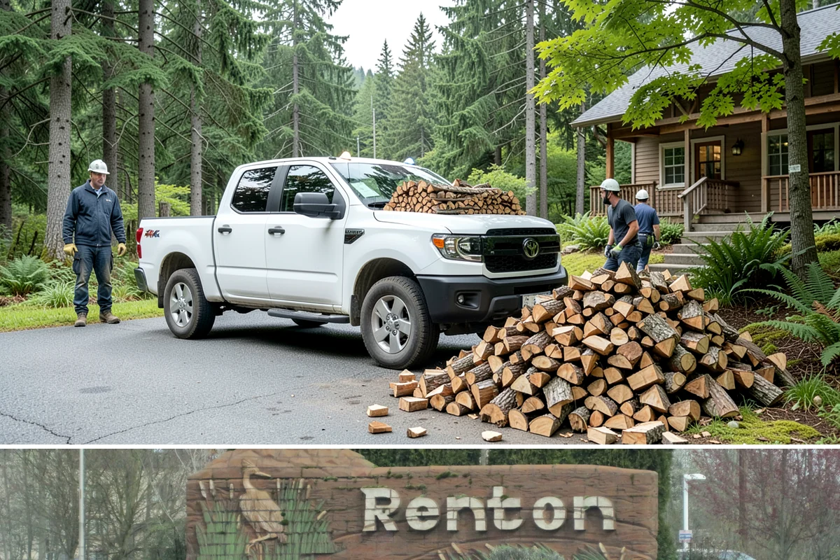 Bark Cleanup in Renton, King County, WA - Fall cleanup before the wet season locks the bark down is ideal, though spring works well after a heavy winter of burning.