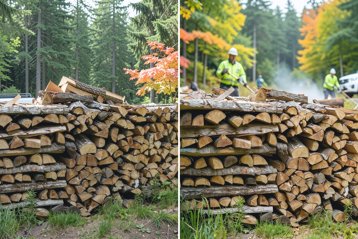 Bark Cleanup in Roy, Pierce County, WA - Inspect racks, sheds, and stacking zones for shed bark
