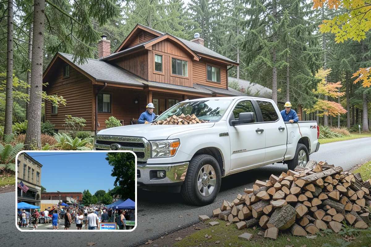 Bark Cleanup in Snohomish, Snohomish County, WA - Stops bark stains from setting into decks and pavers
