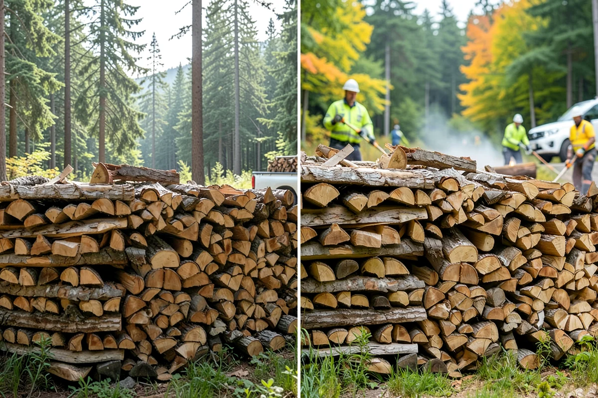 Bark Cleanup in Snoqualmie, King County, WA - Inspect racks, sheds, and stacking zones for shed bark