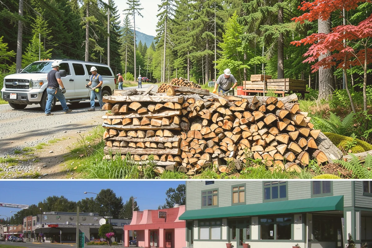 Bark Cleanup in Snoqualmie, King County, WA - Fall cleanup before the wet season locks the bark down is ideal, though spring works well after a heavy winter of burning.