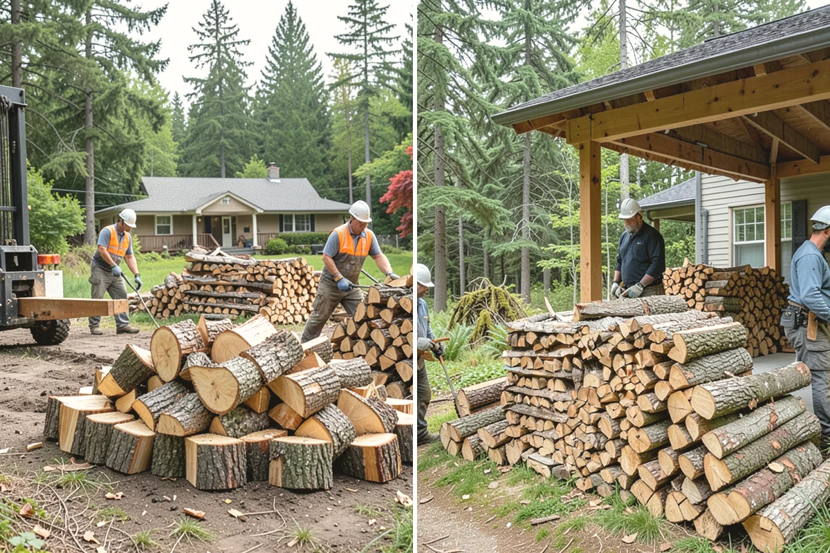 Bark Cleanup in Tacoma, Pierce County, WA - Inspect racks, sheds, and stacking zones for shed bark