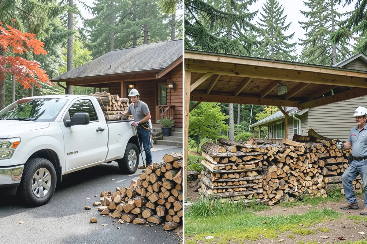 Bark Cleanup in Wilkeson, Pierce County, WA - Inspect racks, sheds, and stacking zones for shed bark