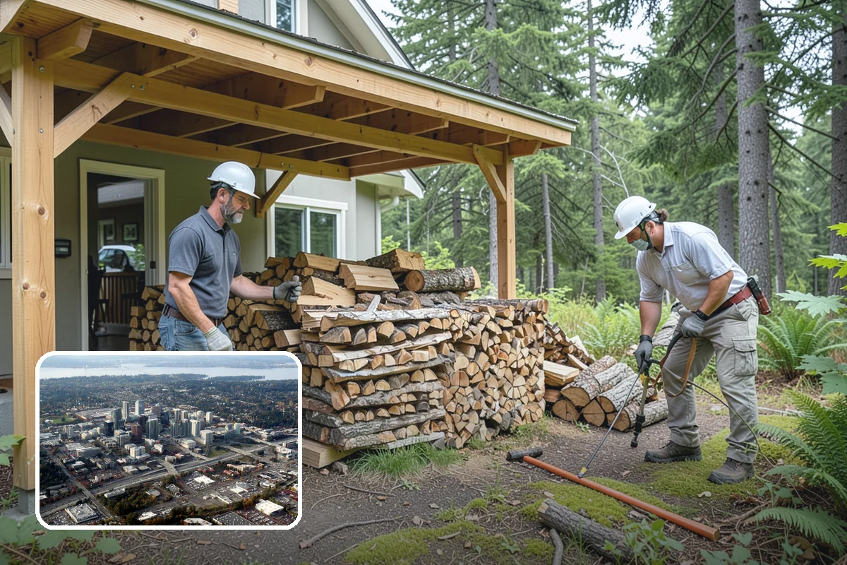 BBQ Cooking Wood in Bellevue, King County, WA - Low moisture for clean, consistent smoke