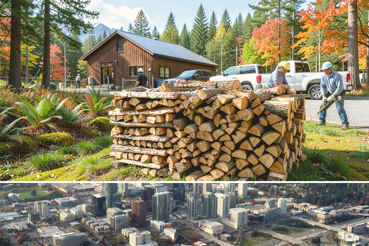 BBQ Cooking Wood in Bellevue, King County, WA - BBQ cooking wood moves fastest through the spring and summer grilling season across the Northwest.