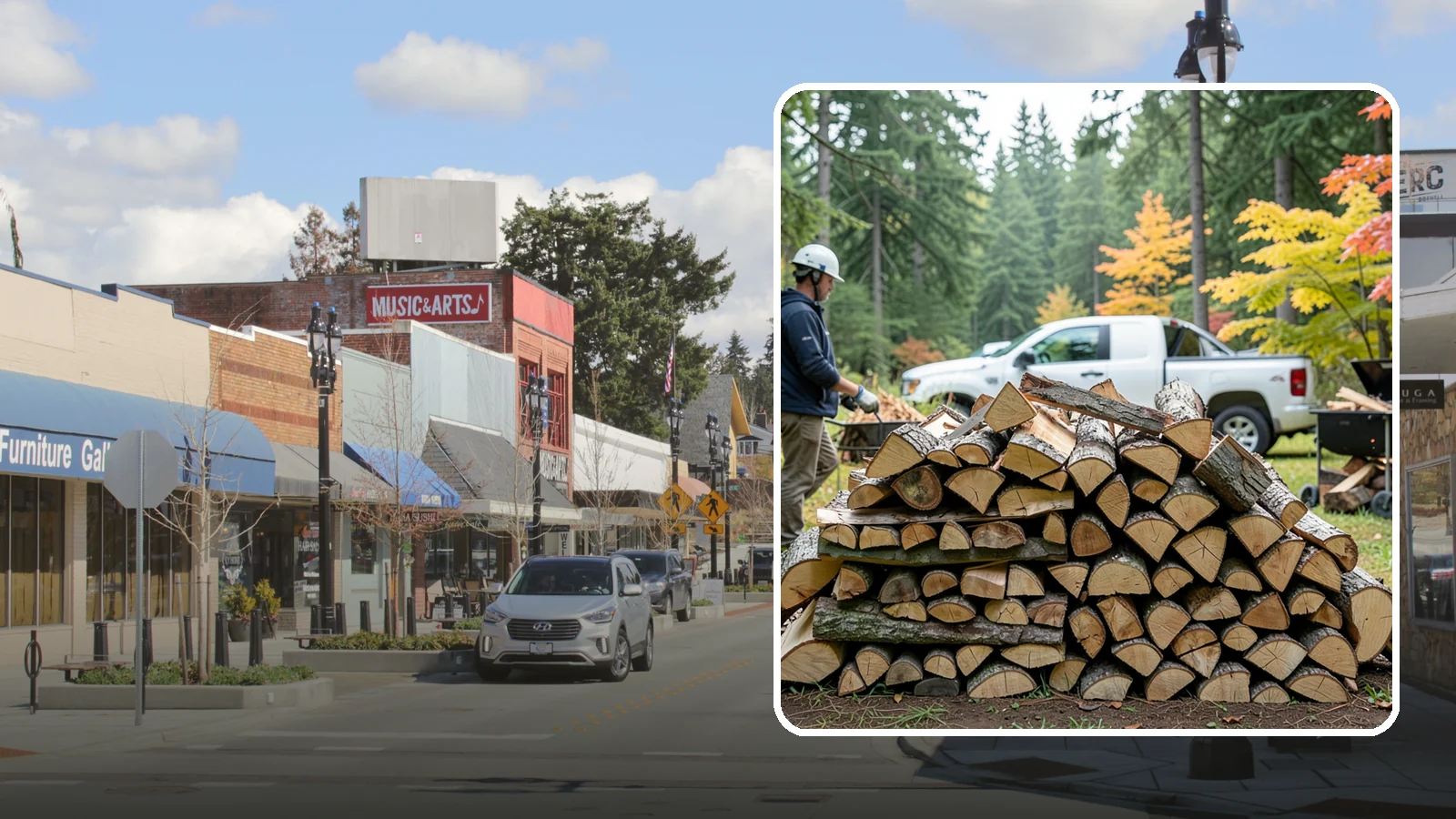 BBQ Cooking Wood in Bothell, King County, WA - Clean-burning cooking wood cut and dried specifically for low-and-slow barbecue.