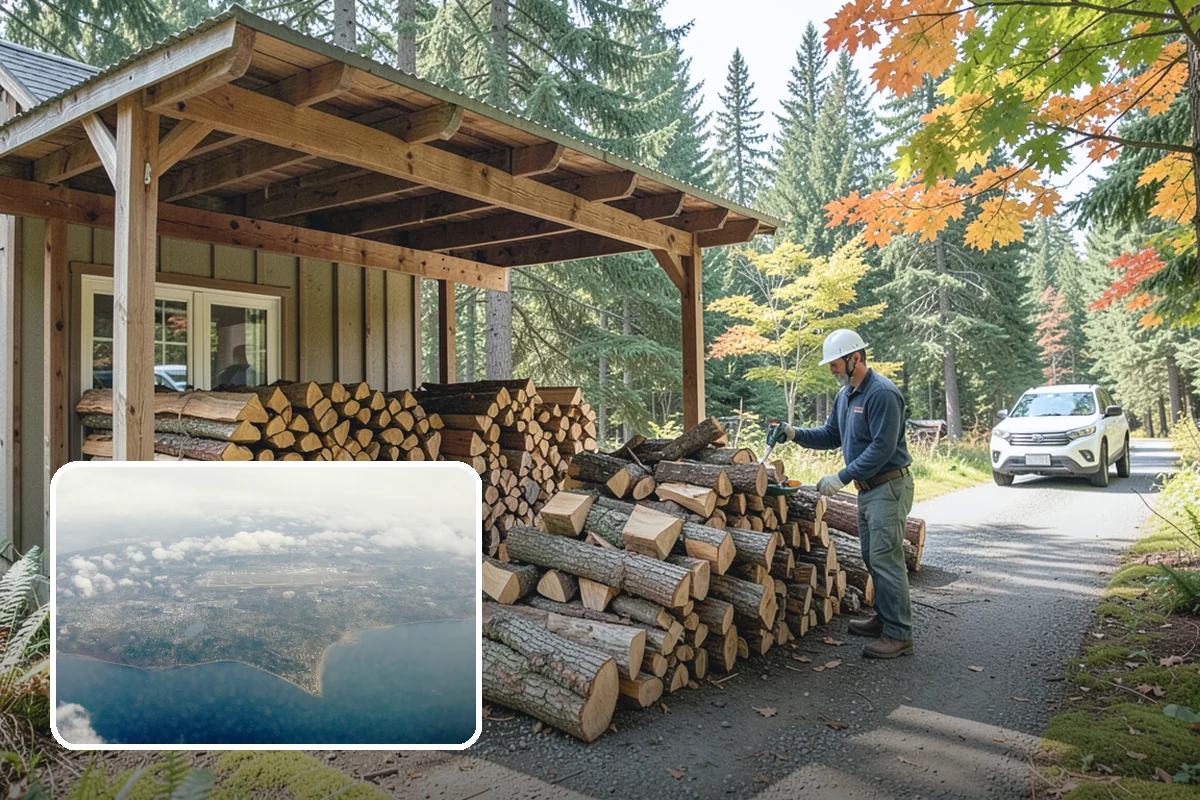 BBQ Cooking Wood in Burien, King County, WA - Low moisture for clean, consistent smoke