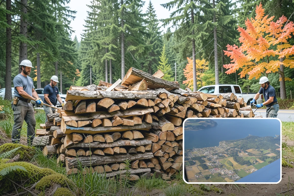 BBQ Cooking Wood in Coupeville, Island County, WA - Low moisture for clean, consistent smoke