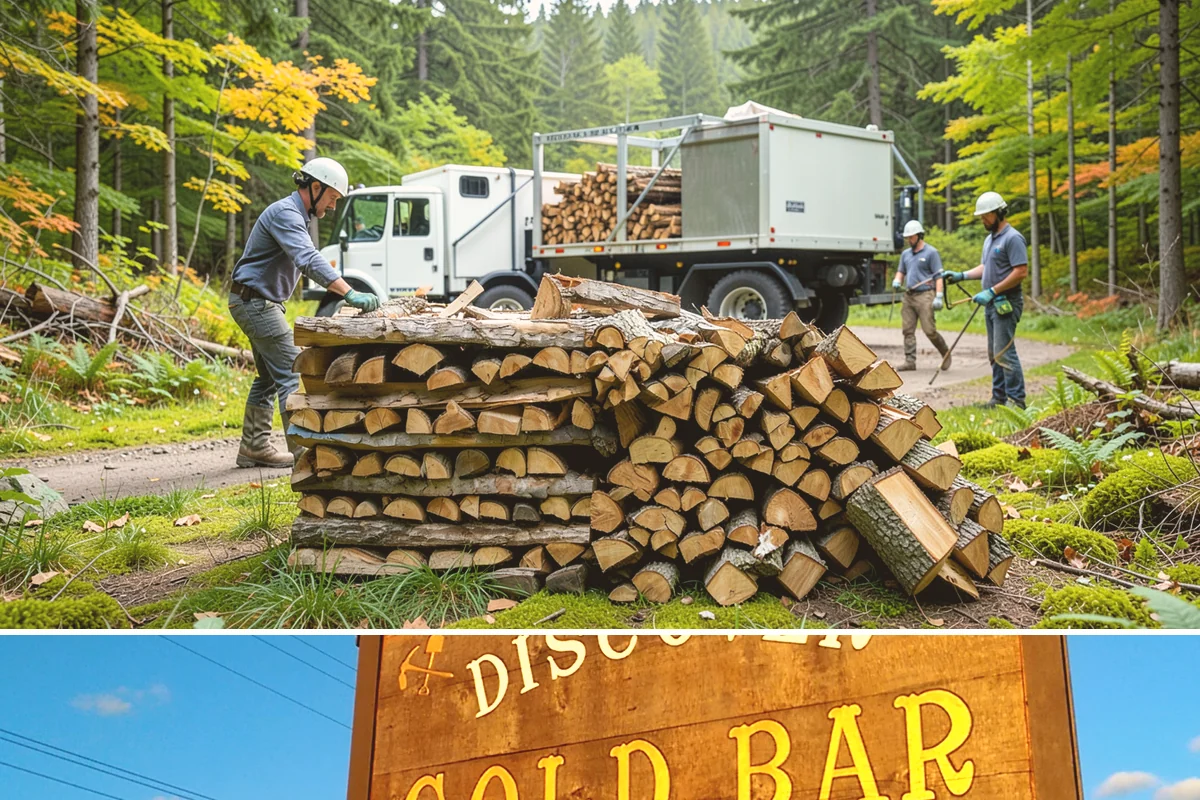 BBQ Cooking Wood in Gold Bar, Snohomish County, WA - BBQ cooking wood moves fastest through the spring and summer grilling season across the Northwest.