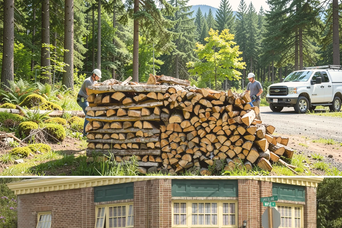 BBQ Cooking Wood in Hamilton, Skagit County, WA - BBQ cooking wood moves fastest through the spring and summer grilling season across the Northwest.