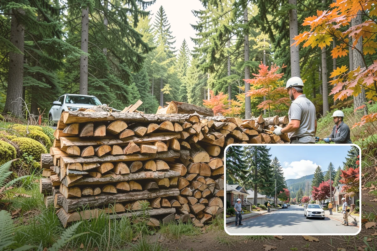 BBQ Cooking Wood in Hunts Point, King County, WA - Low moisture for clean, consistent smoke