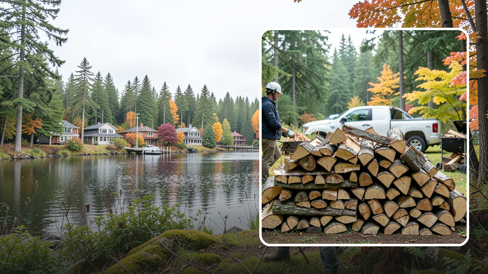 BBQ Cooking Wood in La Conner, Skagit County, WA - Clean-burning cooking wood cut and dried specifically for low-and-slow barbecue.