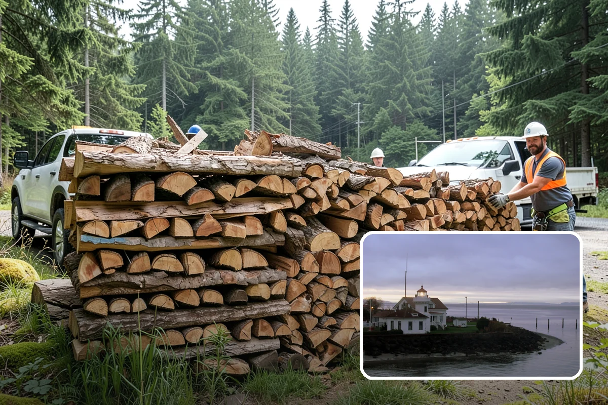 BBQ Cooking Wood in Mukilteo, Snohomish County, WA - Low moisture for clean, consistent smoke