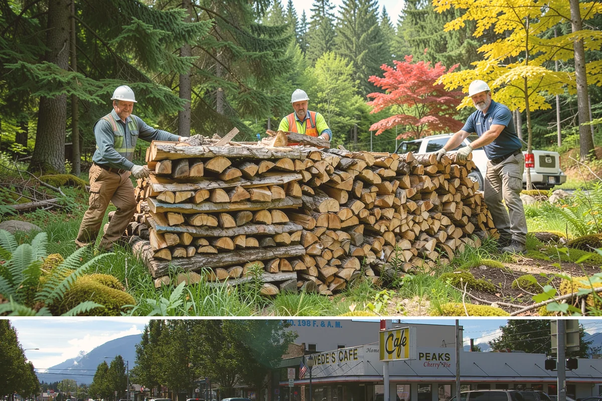 BBQ Cooking Wood in North Bend, King County, WA - BBQ cooking wood moves fastest through the spring and summer grilling season across the Northwest.