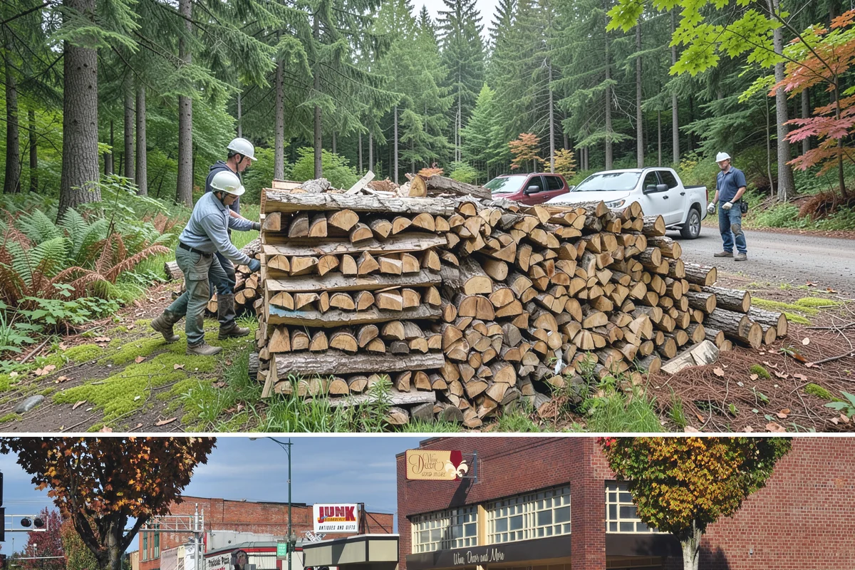 BBQ Cooking Wood in Puyallup, Pierce County, WA - BBQ cooking wood moves fastest through the spring and summer grilling season across the Northwest.