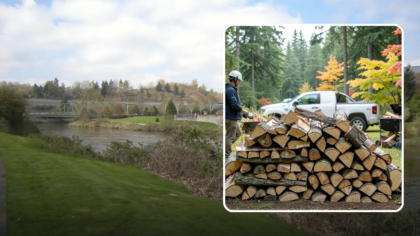 BBQ Cooking Wood in Tukwila, King County, WA - Clean-burning cooking wood cut and dried specifically for low-and-slow barbecue.