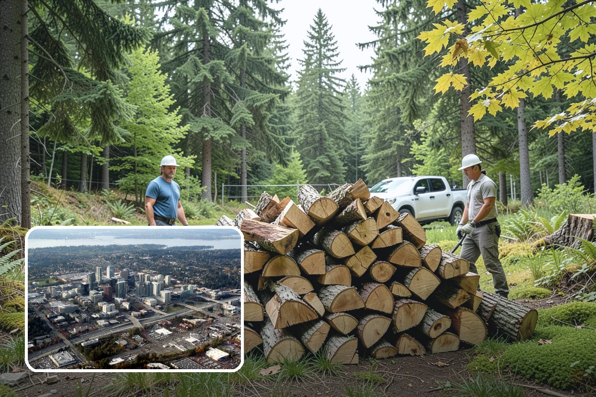 Beach Firewood in Bellevue, King County, WA - Lights reliably in humid coastal air