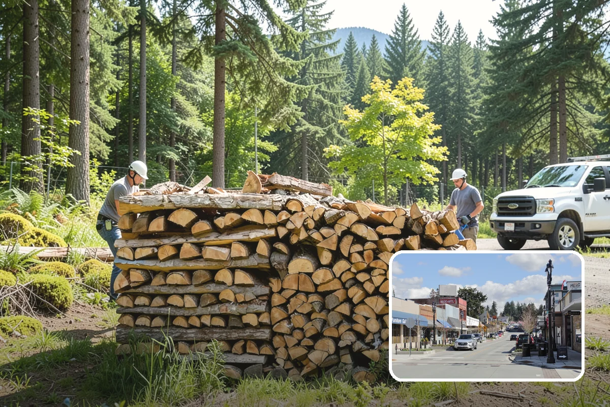 Beach Firewood in Bothell, King County, WA - Lights reliably in humid coastal air