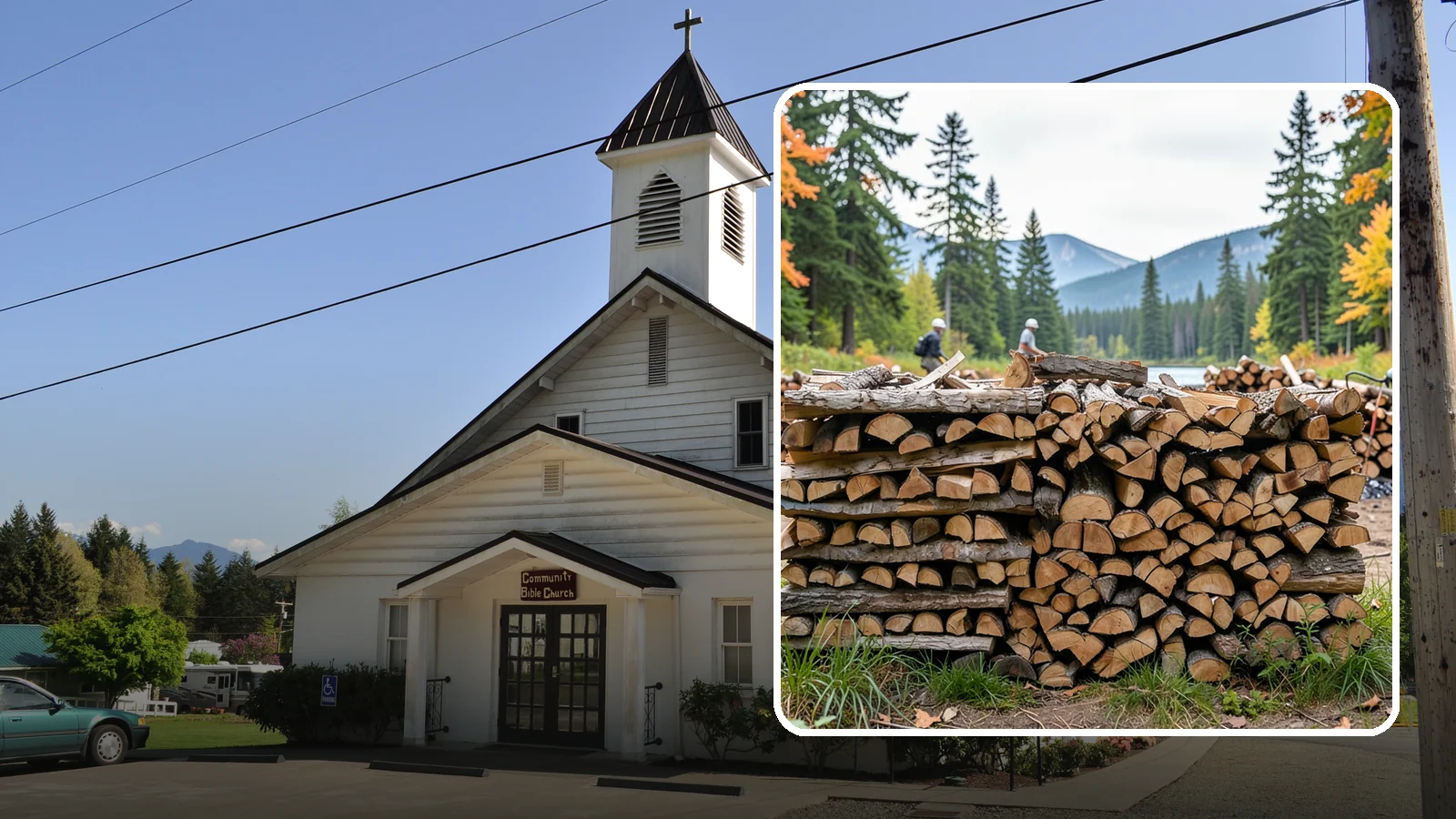 Beach Firewood in Concrete, Skagit County, WA - Bundled, ready-to-burn firewood for beach fires and coastal gatherings.