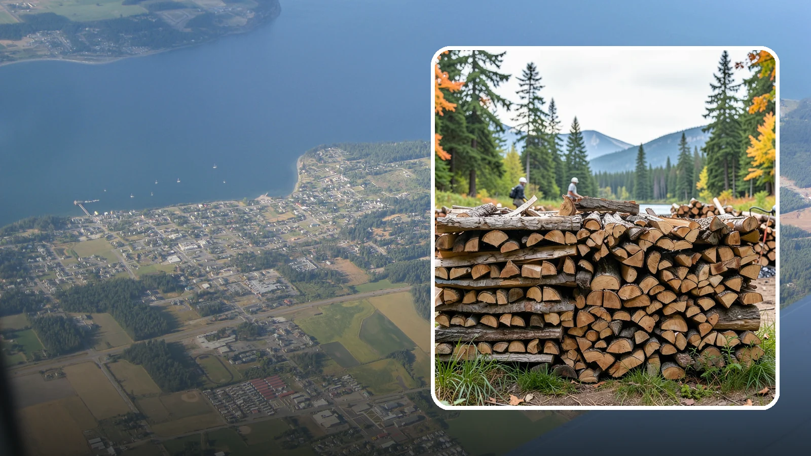 Beach Firewood in Coupeville, Island County, WA - Bundled, ready-to-burn firewood for beach fires and coastal gatherings.