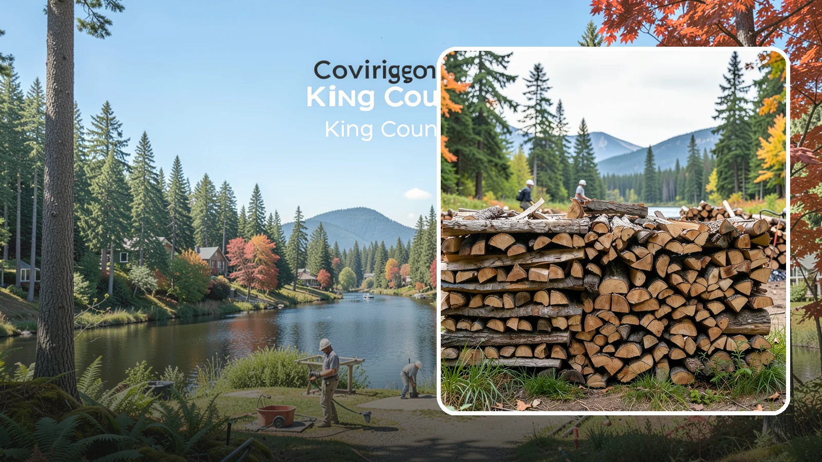 Beach Firewood in Covington, King County, WA - Bundled, ready-to-burn firewood for beach fires and coastal gatherings.