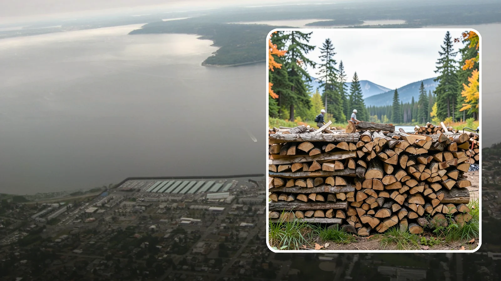 Beach Firewood in Des Moines, King County, WA - Bundled, ready-to-burn firewood for beach fires and coastal gatherings.