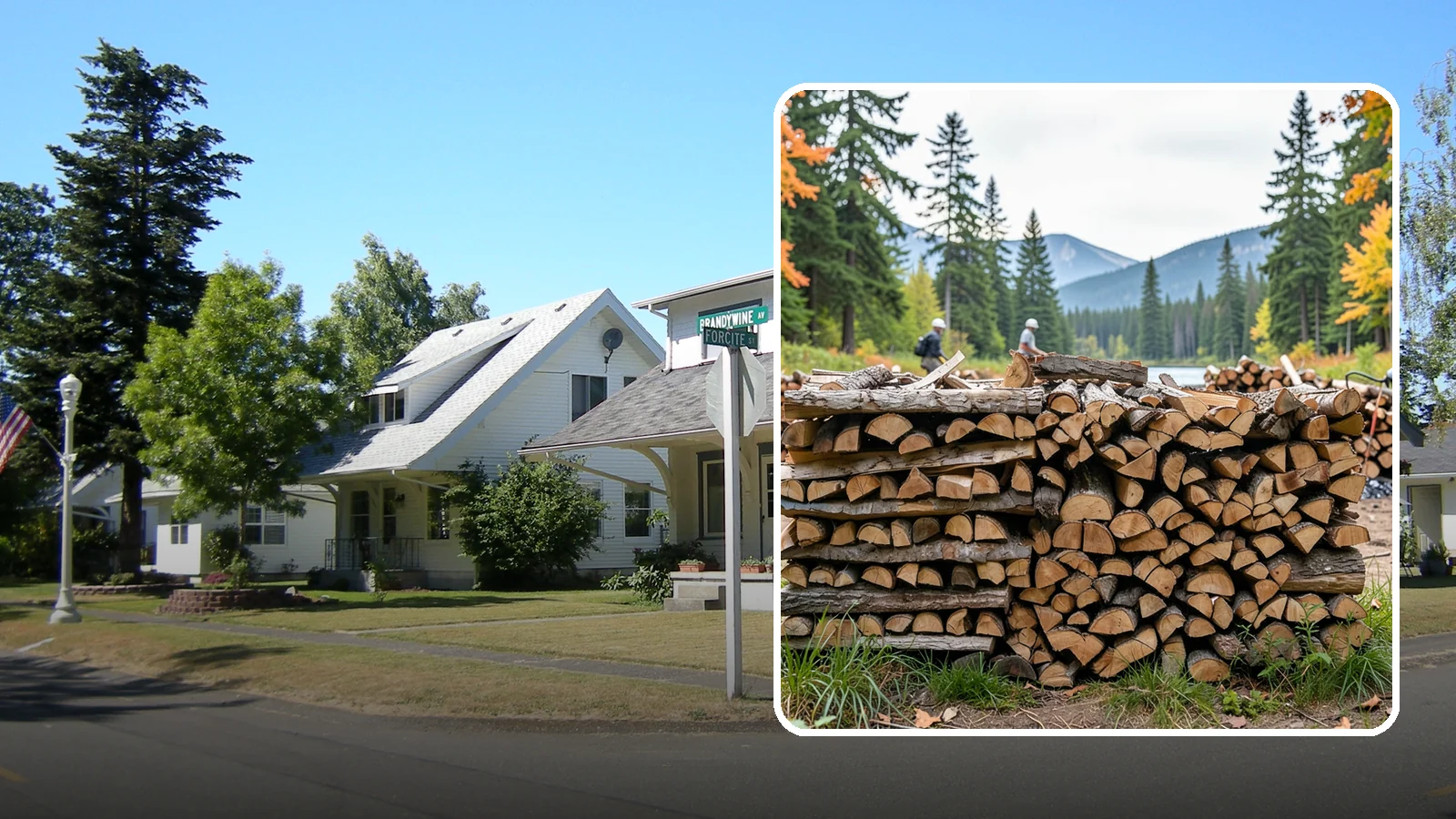 Beach Firewood in DuPont, Pierce County, WA - Bundled, ready-to-burn firewood for beach fires and coastal gatherings.