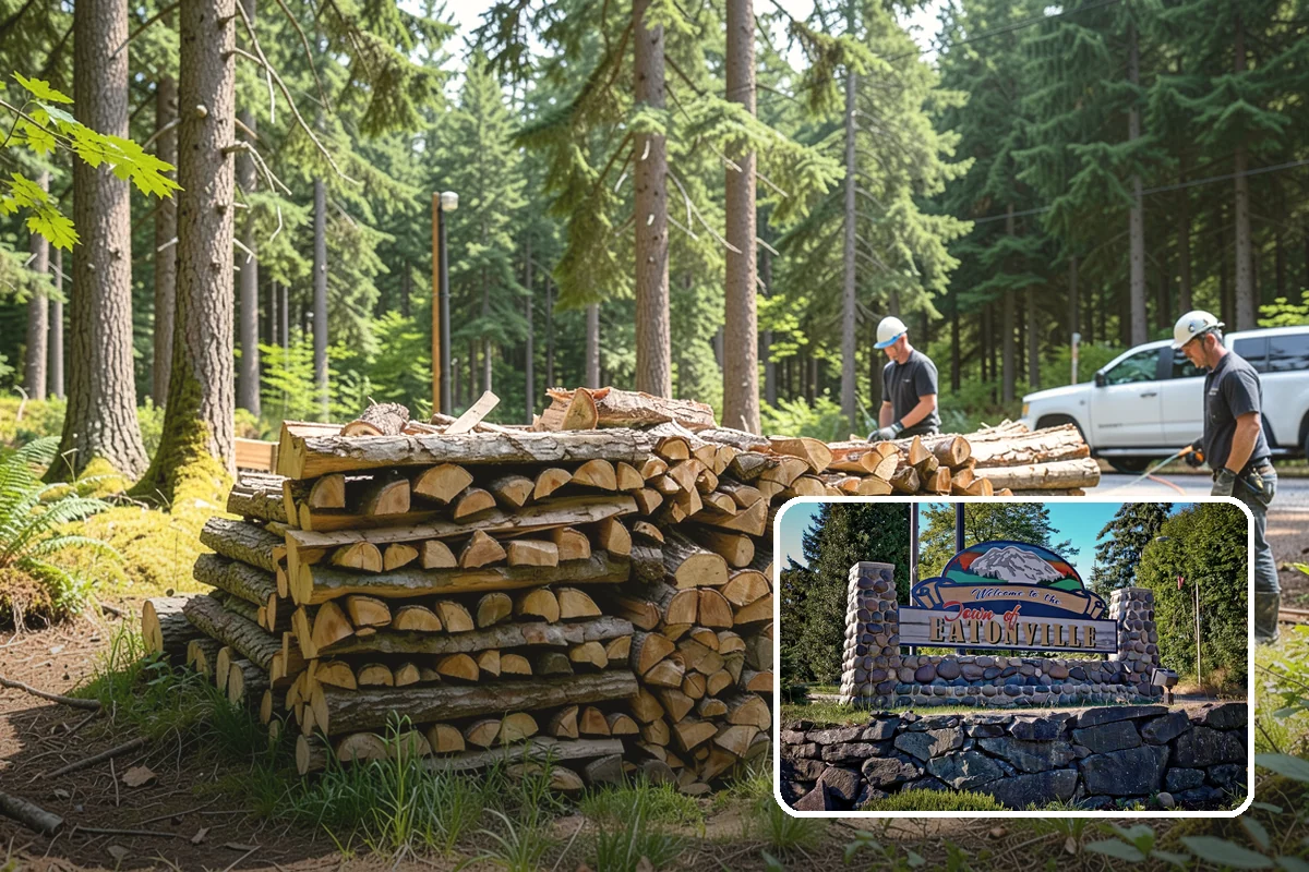 Beach Firewood in Eatonville, Pierce County, WA - Lights reliably in humid coastal air