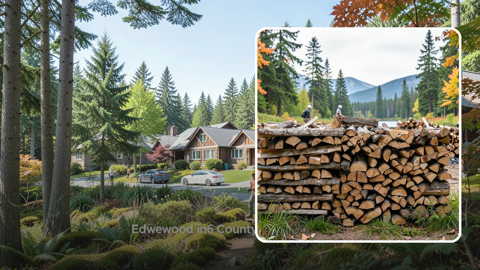 Beach Firewood in Edgewood, Pierce County, WA - Bundled, ready-to-burn firewood for beach fires and coastal gatherings.