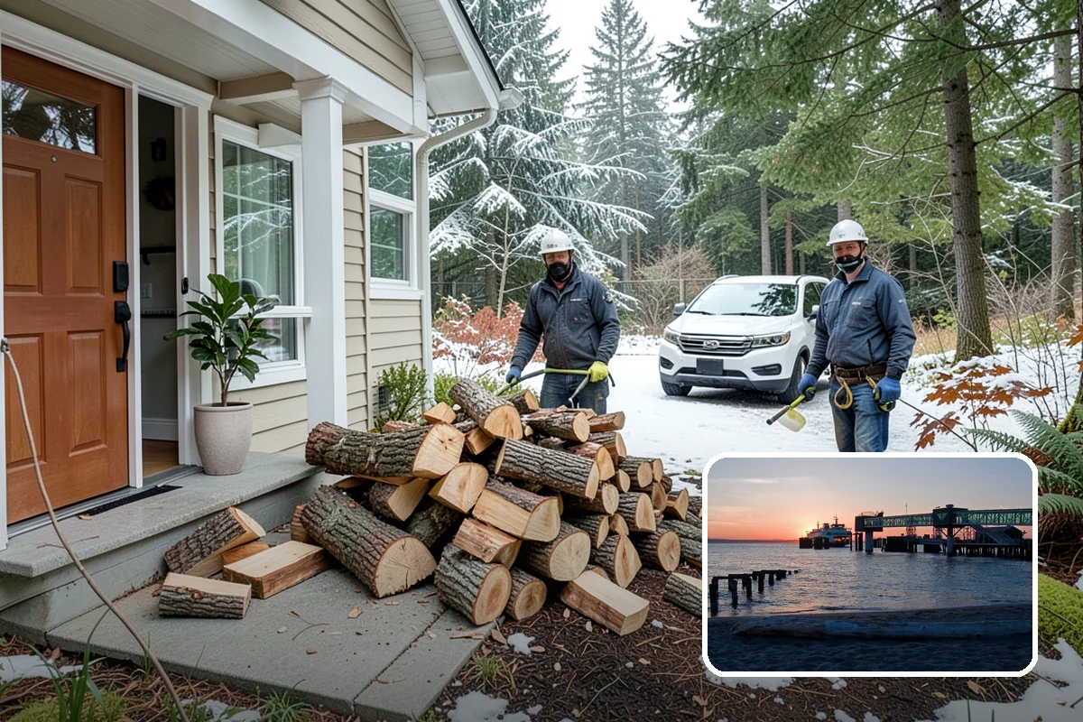 Beach Firewood in Edmonds, Snohomish County, WA - Lights reliably in humid coastal air