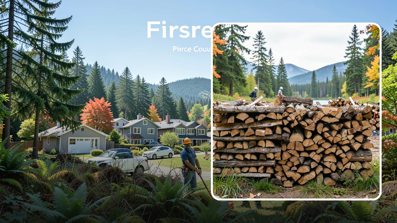 Beach Firewood in Fircrest, Pierce County, WA - Bundled, ready-to-burn firewood for beach fires and coastal gatherings.