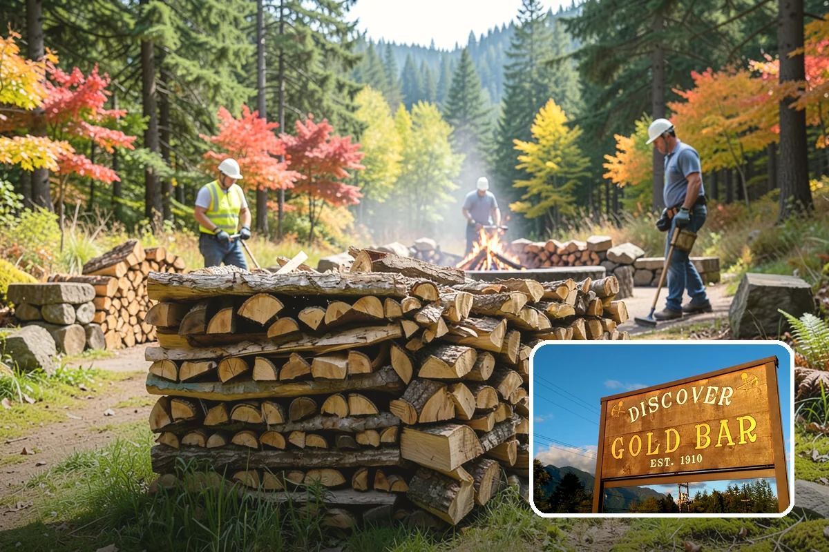Beach Firewood in Gold Bar, Snohomish County, WA - Lights reliably in humid coastal air
