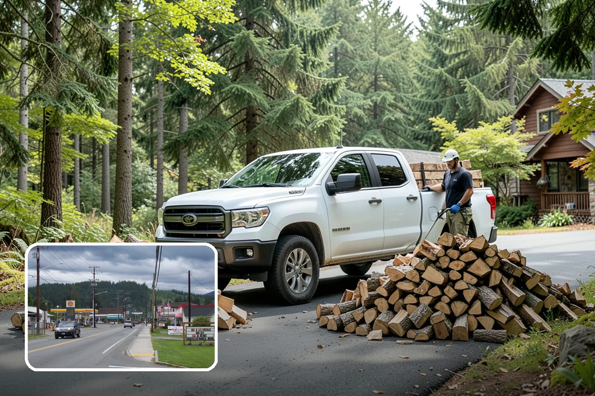 Beach Firewood in Granite Falls, Snohomish County, WA - Lights reliably in humid coastal air