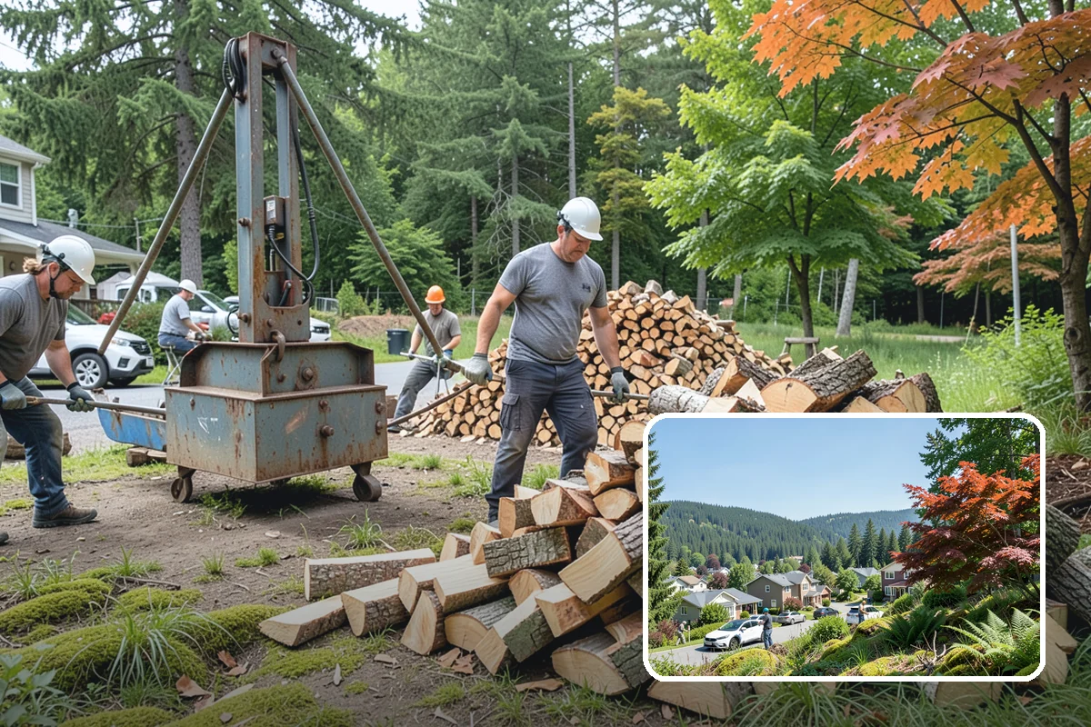 Beach Firewood in Index, Snohomish County, WA - Lights reliably in humid coastal air