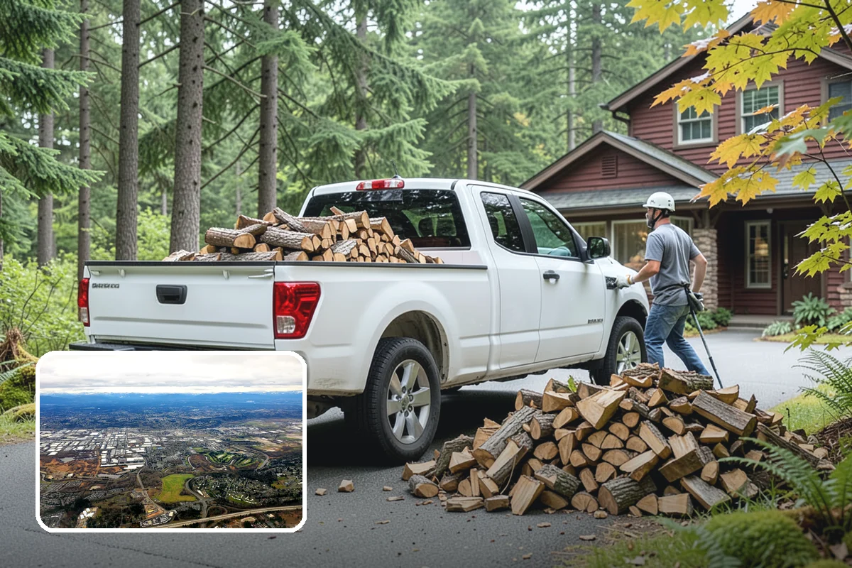 Beach Firewood in Kent, King County, WA - Lights reliably in humid coastal air