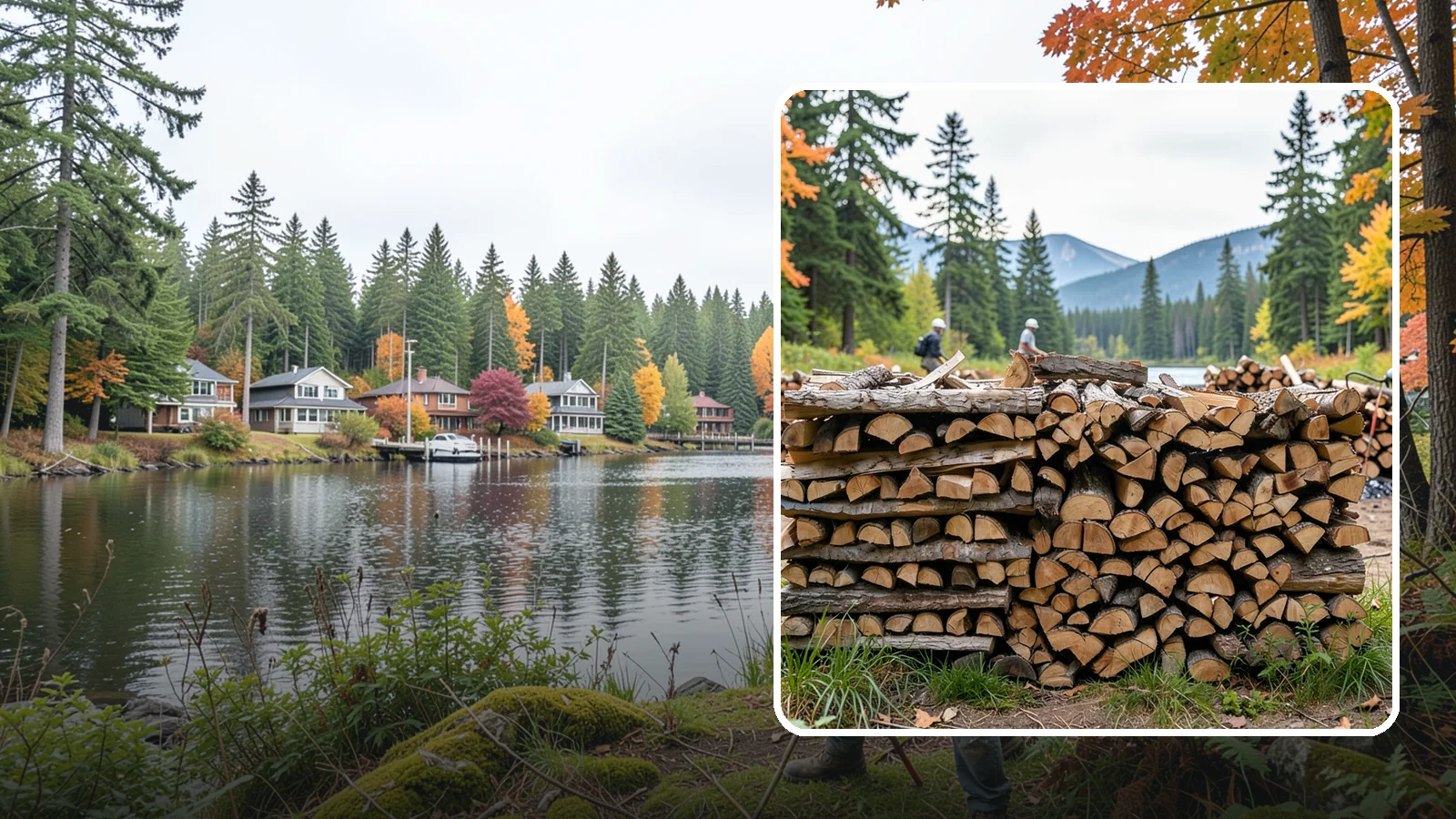 Beach Firewood in La Conner, Skagit County, WA - Bundled, ready-to-burn firewood for beach fires and coastal gatherings.