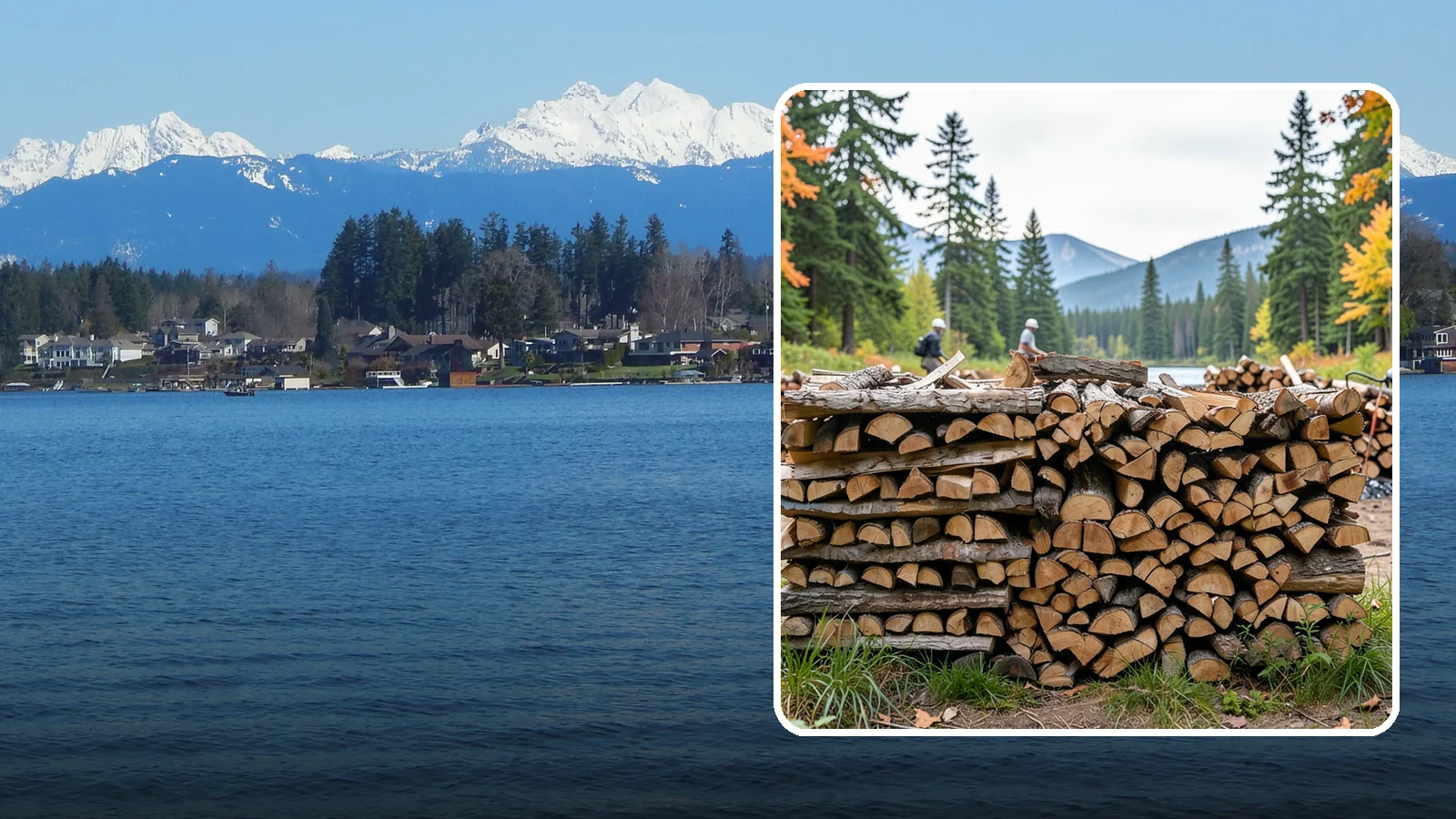 Beach Firewood in Lake Stevens, Snohomish County, WA - Bundled, ready-to-burn firewood for beach fires and coastal gatherings.