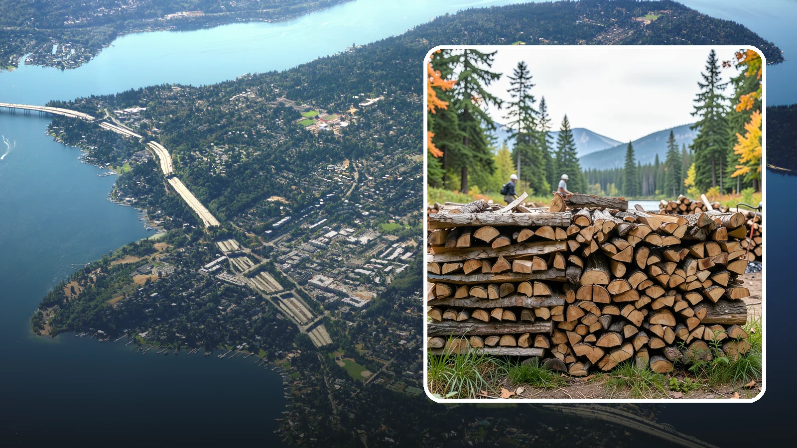 Beach Firewood in Mercer Island, King County, WA - Bundled, ready-to-burn firewood for beach fires and coastal gatherings.