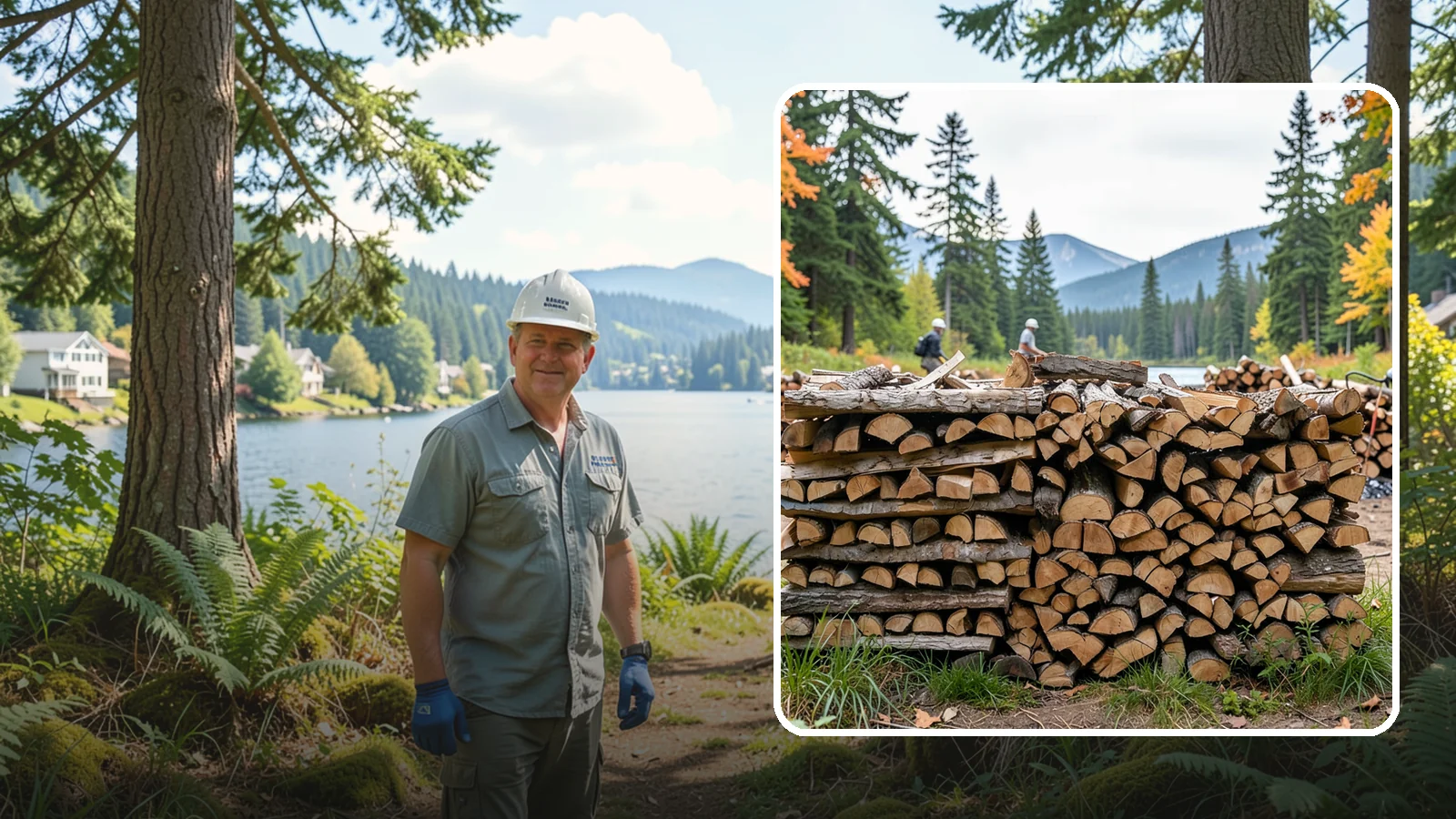 Beach Firewood in Milton, King County, WA - Bundled, ready-to-burn firewood for beach fires and coastal gatherings.
