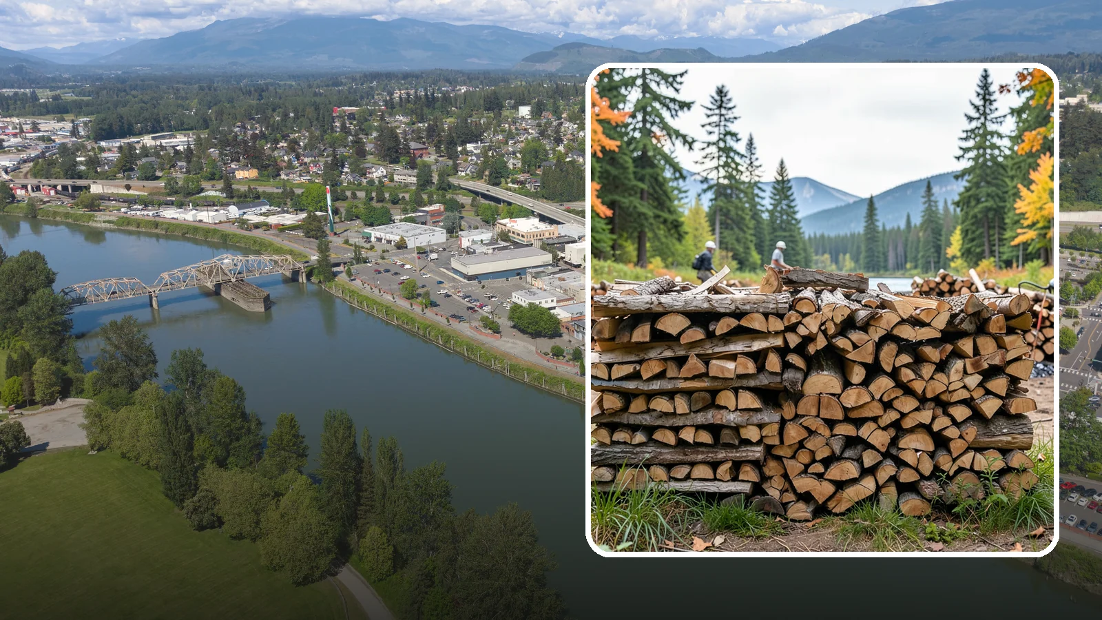 Beach Firewood in Mount Vernon, Skagit County, WA - Bundled, ready-to-burn firewood for beach fires and coastal gatherings.