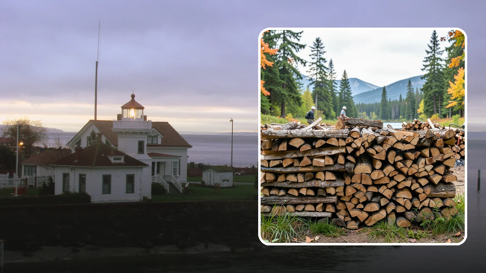 Beach Firewood in Mukilteo, Snohomish County, WA - Bundled, ready-to-burn firewood for beach fires and coastal gatherings.