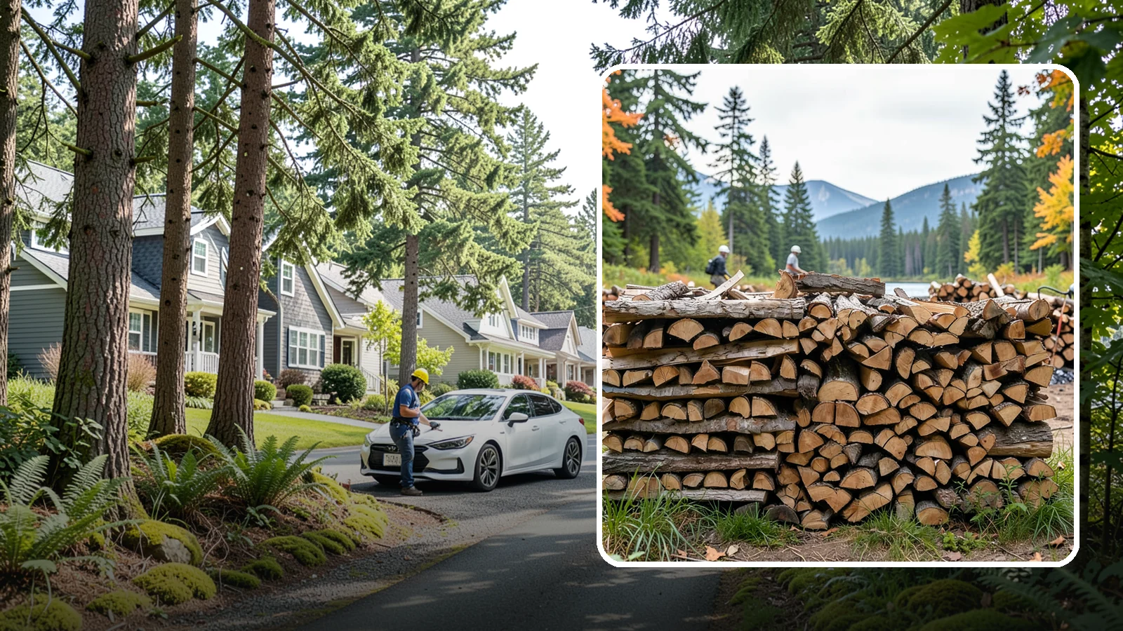Beach Firewood in Normandy Park, King County, WA - Bundled, ready-to-burn firewood for beach fires and coastal gatherings.