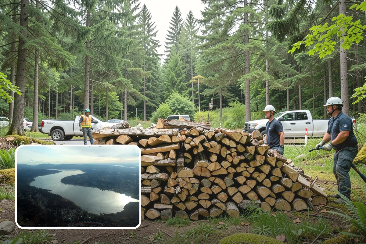 Beach Firewood in Sammamish, King County, WA - Lights reliably in humid coastal air