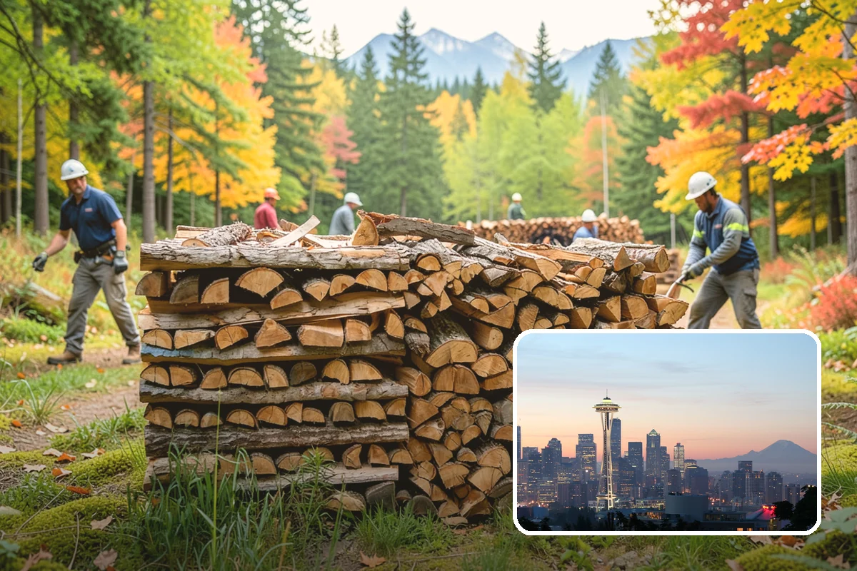 Beach Firewood in Seattle, WA - Lights reliably in humid coastal air