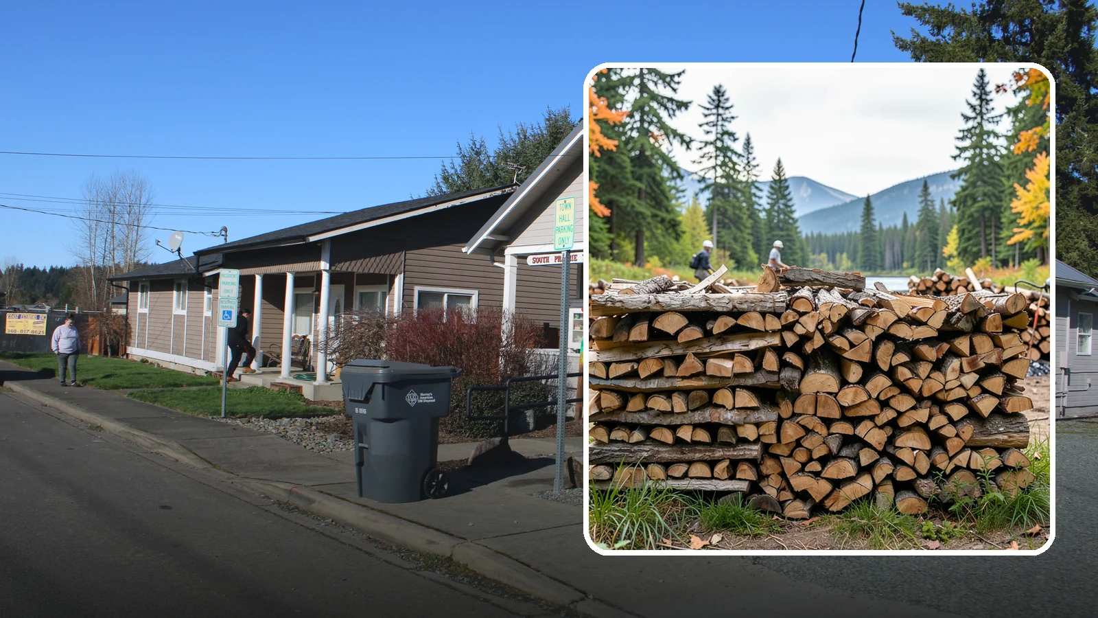 Beach Firewood in South Prairie, Pierce County, WA - Bundled, ready-to-burn firewood for beach fires and coastal gatherings.